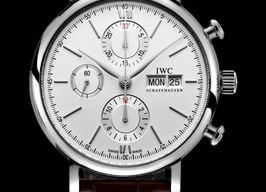IWC Portofino Chronograph IW391027 (2021) - Zilver wijzerplaat 42mm Staal