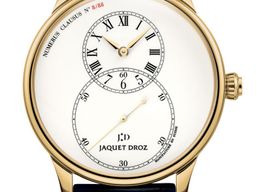 Jaquet-Droz Grande Seconde J003031200 (2022) - Champagne dial 43 mm Yellow Gold case