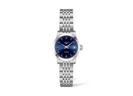 Longines Record L2.321.4.96.6 (2022) - Blue dial 30 mm Steel case
