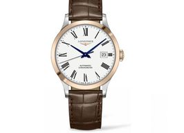 Longines Record L28205112 (2022) - White dial 39 mm Steel case