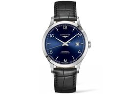 Longines Record L2.821.4.96.2 (2022) - Blue dial 40 mm Steel case
