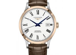 Longines Record L28215112 (2022) - White dial 40 mm Steel case