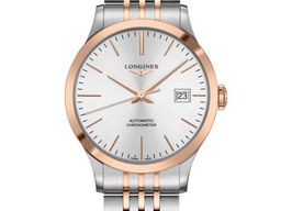 Longines Record L2.821.5.72.7 (2022) - Silver dial 40 mm Steel case