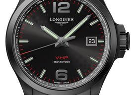 Longines Conquest L3.726.2.56.6 (2022) - Black dial 43 mm Steel case