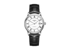 Longines Flagship L4.984.4.21.2 (2022) - White dial 40 mm Steel case