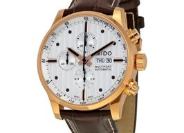 Mido Multifort Chronograph M005.614.36.031.00 (2022) - Silver dial 44 mm Steel case
