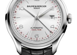 Baume & Mercier Clifton M0A10112 (2022) - Silver dial 43 mm Steel case