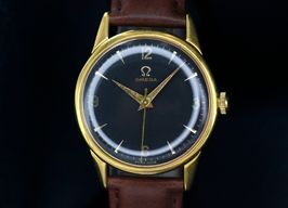 Omega Vintage 14392 (1958) - Black dial 34 mm Gold/Steel case
