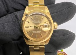 Rolex Lady-Datejust 6916 (Unknown (random serial)) - Gold dial 26 mm Yellow Gold case