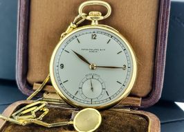 Patek Philippe Vintage Unknown (1950) - Silver dial 45 mm Yellow Gold case