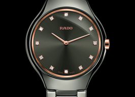 Rado True Thinline R27956722 (2022) - Grijs wijzerplaat 30mm Keramiek