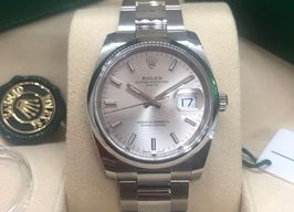 Rolex Oyster Perpetual Date 115200 (2021) - Silver dial 34 mm Steel case