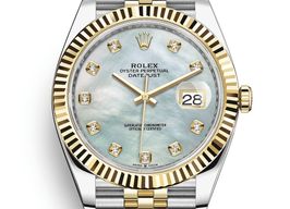 Rolex Datejust 41 126333 (2022) - Pearl dial 41 mm Gold/Steel case