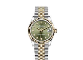 Rolex Datejust 31 278273 (2021) - Green dial 31 mm Gold/Steel case