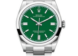 Rolex Oyster Perpetual 36 126000 (2022) - Green dial 36 mm Steel case