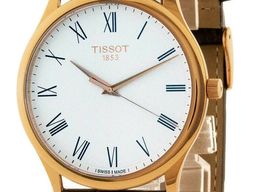 Tissot Excellence T926.410.76.013.00 (2022) - Silver dial 40 mm Rose Gold case