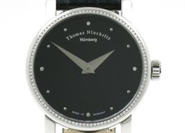 Thomas Ninchritz Black & Diamonds NI 2000.7 BL (2020) - Zwart wijzerplaat 42mm Staal