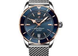 Breitling Superocean Heritage 42 UB2010161C1A1 (2022) - Blue dial 42 mm Gold/Steel case