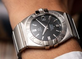 Omega Constellation Double Eagle 1513.51.00 (Unknown (random serial)) - Black dial 38 mm Steel case