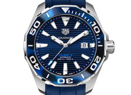 TAG Heuer Aquaracer 300M WAY201P.FT6178 (2021) - Blue dial 43 mm Steel case