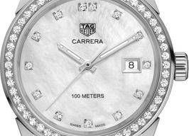 TAG Heuer Carrera Lady WBG1315.FC6412 (2022) - Pearl dial 36 mm Steel case