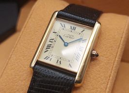 Cartier Tank 681006 (1990) - Champagne dial 23 mm Gold/Steel case
