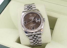 Rolex Datejust 36 116234 (Unknown (random serial)) - Brown dial 36 mm Steel case