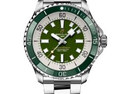 Breitling Superocean 44 A17376A31L1A1 (2022) - Groen wijzerplaat 44mm Staal