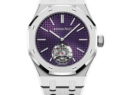 Audemars Piguet Royal Oak Tourbillon 26660ST.OO.1356ST.01 (2025) - Purple dial 37 mm Steel case