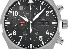 IWC Pilot Chronograph IW377710 (2021) - Black dial 43 mm Steel case