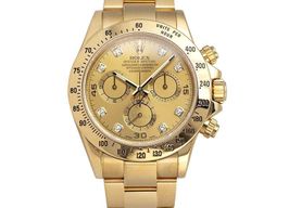 Rolex Daytona 116528 (2016) - Gold dial 40 mm Yellow Gold case