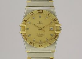 Omega Constellation 1392/012 (1995) - Champagne dial 34 mm Gold/Steel case