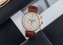 IWC Portofino Chronograph IW391020 (2019) - Silver dial 42 mm Red Gold case