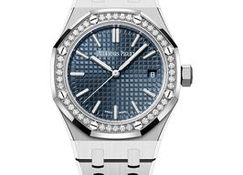 Audemars Piguet Royal Oak Selfwinding 15551ST.ZZ.1356ST.05 (2025) - Blauw wijzerplaat 37mm Staal