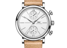 IWC Portofino Chronograph IW391502 (2023) - Wit wijzerplaat 39mm Staal