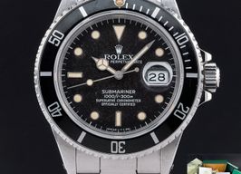 Rolex Submariner Date 168000 (1988) - Zwart wijzerplaat 40mm Staal