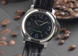 Panerai Luminor Base PAM00112 (2007) - Zwart wijzerplaat 44mm Staal