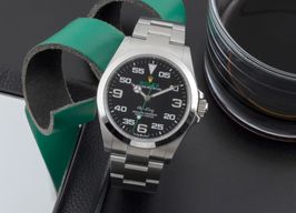 Rolex Air-King 126900 (Unknown (random serial)) - Black dial 40 mm Steel case