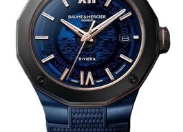 Baume & Mercier Riviera M0A10769 (2026) - Blauw wijzerplaat 42mm Staal
