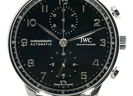 IWC Portuguese Chronograph IW371609 (2023) - Black dial 41 mm Steel case