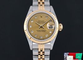 Rolex Lady-Datejust 79173 (2000) - Champagne wijzerplaat 26mm Goud/Staal