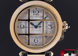 Cartier Pasha WGPA0019 (2022) - Silver dial 41 mm Yellow Gold case