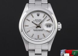Rolex Oyster Perpetual Lady Date 79160 (2004) - Zilver wijzerplaat 26mm Staal