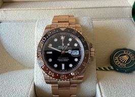 Rolex GMT-Master II 126715CHNR (2021) - Zwart wijzerplaat 40mm Roségoud