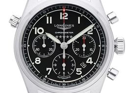 Longines Spirit L3.820.4.53.6 (2024) - Black dial 42 mm Steel case