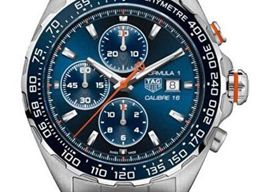 TAG Heuer Formula 1 Calibre 16 CAZ201G.BA0876 (2025) - Blauw wijzerplaat 44mm Staal