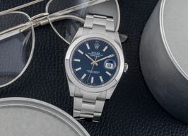 Rolex Datejust 41 126300 (Onbekend (willekeurig serienummer)) - Blauw wijzerplaat 41mm Staal