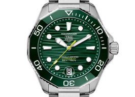 TAG Heuer Aquaracer WBP5116.BA0013 (2024) - Groen wijzerplaat 42mm Staal