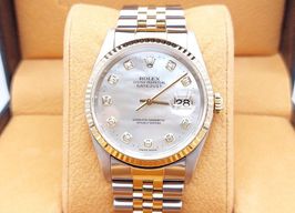 Rolex Datejust 36 16233 (2001) - Pearl dial 36 mm Gold/Steel case
