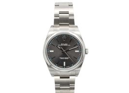 Rolex Oyster Perpetual 39 114300 (Onbekend (willekeurig serienummer)) - Grijs wijzerplaat 39mm Staal